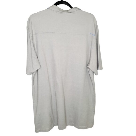 Travis Mathew Golf Polo Shirt Gray Short Sleeve XL - Picture 2 of 7